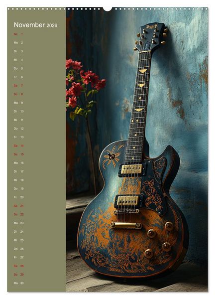 Produktbild: Strings & Dreams: Ein Jahr musikalischer Inspiration (hochwertiger Premium Wandkalender 2026 DIN A2 hoch), Kunstdruck in Hochglanz