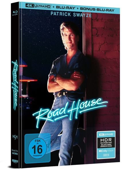 Road House - 3-Disc Limited Collector's Edition im Mediabook (4K Ultra HD) (+ Blu-ray + Bonus-Blu-ray)