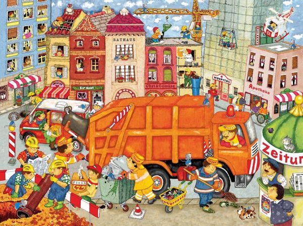 Produktbild: Das M&uuml;llauto kommt (Puzzle)