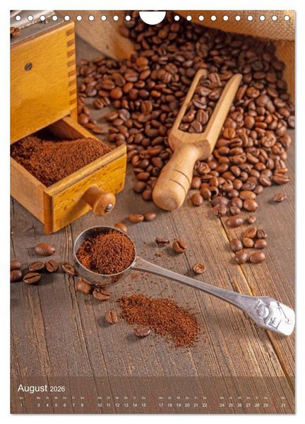 Produktbild: Kaffee für ein Genusserlebnis (Wandkalender 2026 DIN A4 hoch), CALVENDO Monatskalender
