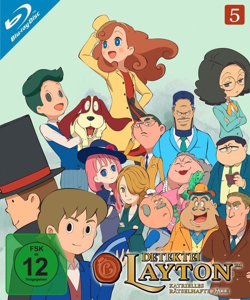 Produktbild: Detektei Layton - Katrielles r&auml;tselhafte F&auml;lle: Volume 5 (E.41-50) [2 BRs]