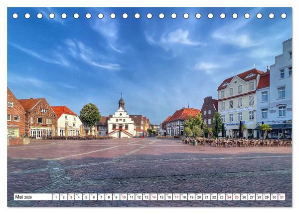 Produktbild: Lingen Ems (Tischkalender 2026 DIN A5 quer), CALVENDO Monatskalender