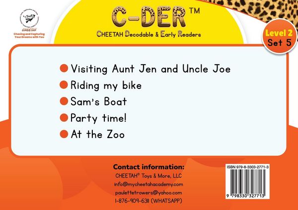 Produktbild: C-DER (Cheetah Decodable & Early Readers) Set 5, Book 42, Party Time!