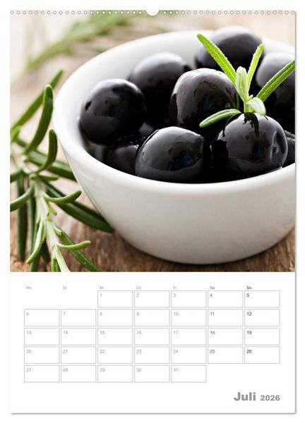 Produktbild: Vegetarisch durch das Jahr / Planer (hochwertiger Premium Wandkalender 2026 DIN A2 hoch), Kunstdruck in Hochglanz