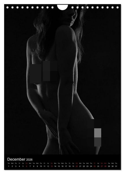 Produktbild: Erotic Silhouettes / UK-Version (Wall Calendar 2026 DIN A4 portrait), CALVENDO 12 Month Wall Calendar