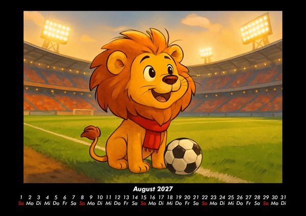 Produktbild: Buschi und das Fu&szlig;balljahr 2027 Fotokalender DIN A3