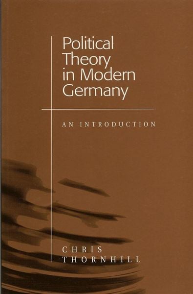 Produktbild: Thornhill, C: Political Theory in Modern Germany