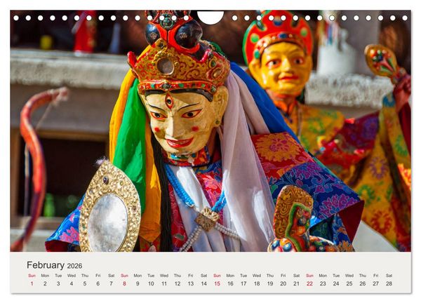 Produktbild: Buddhist Impressions of Ladakh (Wall Calendar 2026 DIN A4 landscape), CALVENDO 12 Month Wall Calendar