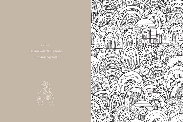 Produktbild: Rainbow of Happiness | Ausmalen und loslassen