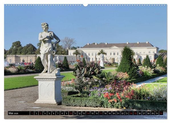Produktbild: Die G&auml;rten in Herrenhausen (Wandkalender 2026 DIN A2 quer), CALVENDO Monatskalender