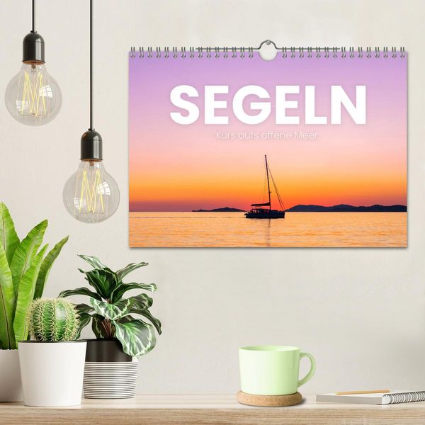 Produktbild: Segeln - Kurs aufs offene Meer. (Wandkalender 2026 DIN A4 quer), CALVENDO Monatskalender