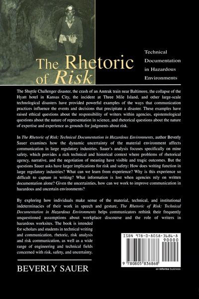 Produktbild: The Rhetoric of Risk