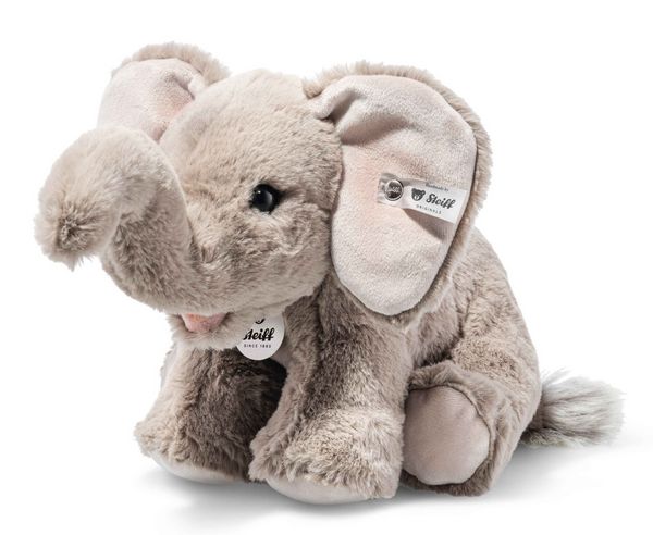 Produktbild: Steiff 065163 - Edie Elefant, sitzend, hellgrau, Pl&uuml;sch, 24 cm
