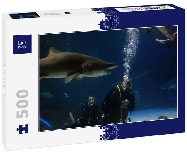 Produktbild: Lais Puzzle Taucher mit Haien 500 Teile