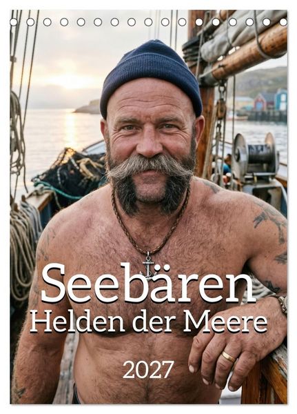 Produktbild: Seeb&auml;ren - Helden der Meere (Tischkalender 2027 DIN A5 hoch), CALVENDO Monatskalender