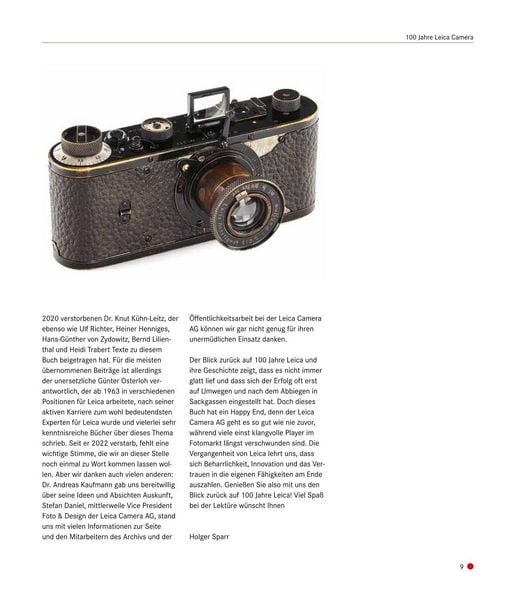 Produktbild: 100 Jahre Leica Camera