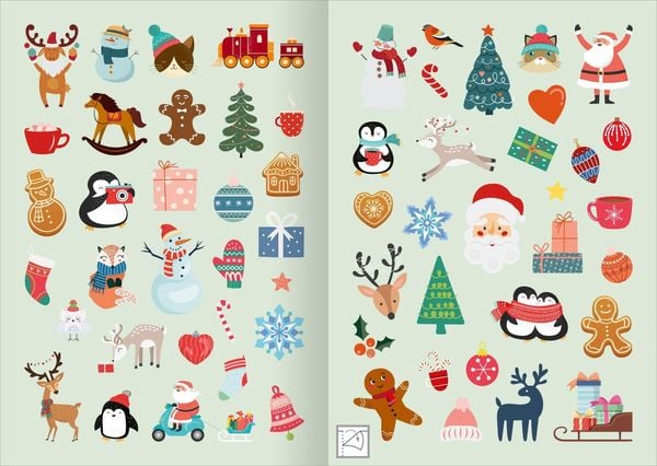 Produktbild: Weihnachtssticker