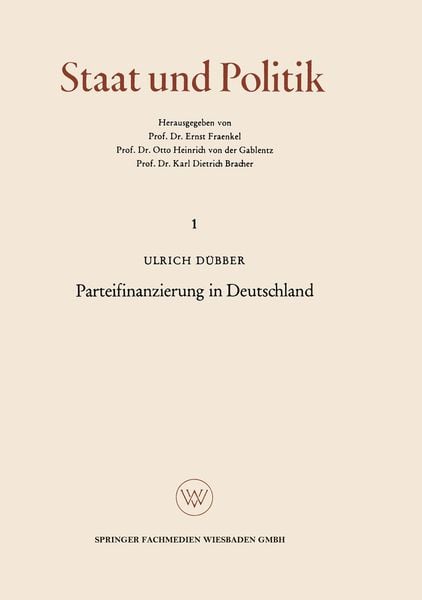 Produktbild: Parteifinanzierung in Deutschland
