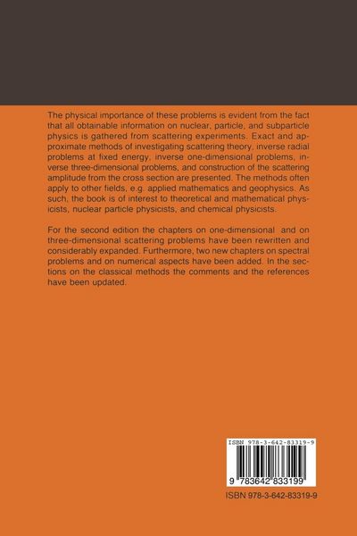 Produktbild: Inverse Problems in Quantum Scattering Theory
