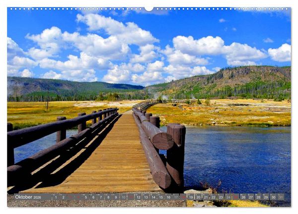 Produktbild: Wyoming &bull; Impressionen (hochwertiger Premium Wandkalender 2026 DIN A2 quer), Kunstdruck in Hochglanz