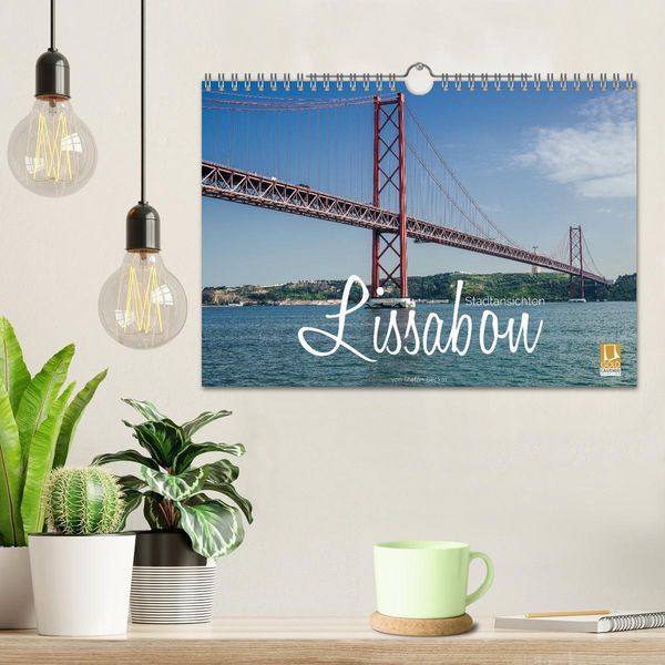 Produktbild: Lissabon Stadtansichten (Wandkalender 2026 DIN A4 quer), CALVENDO Monatskalender