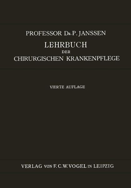 Produktbild: Lehrbuch der Chirurgischen Krankenpflege
