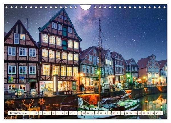 Produktbild: Reise durch Deutschland - Hansestadt Stade (Wandkalender 2026 DIN A4 quer), CALVENDO Monatskalender