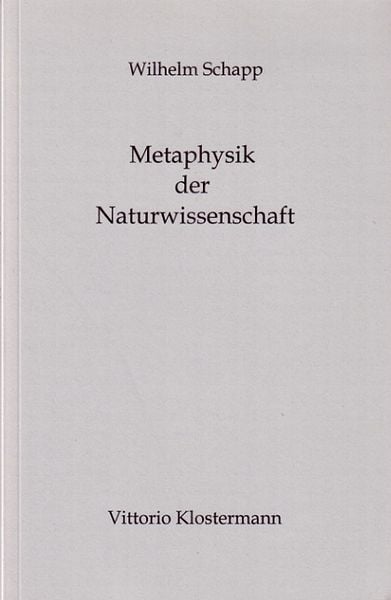 Produktbild: Metaphysik der Naturwissenschaft