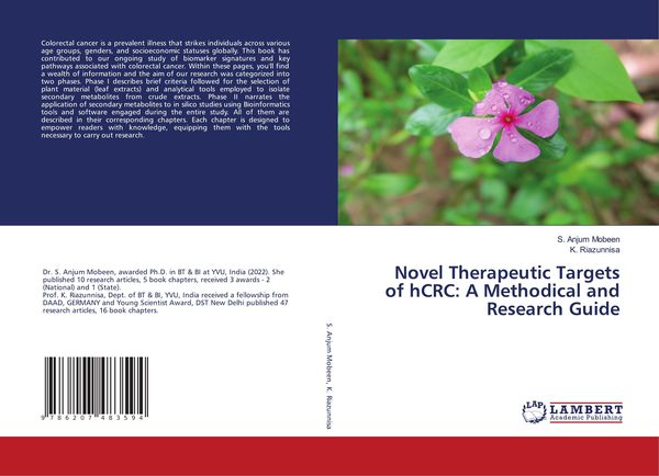 Produktbild: Novel Therapeutic Targets of hCRC: A Methodical and Research Guide