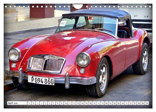 Produktbild: MGA Roadster - Filmstar auf R&auml;dern (Wandkalender 2026 DIN A4 quer), CALVENDO Monatskalender