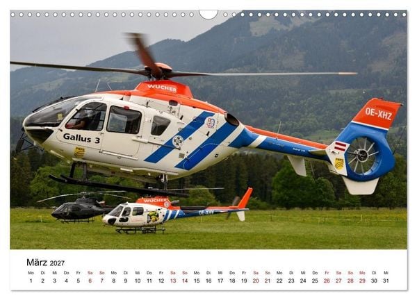 Produktbild: Hubschrauberdynamik in allen Facetten (Wandkalender 2027 DIN A3 quer), CALVENDO Monatskalender