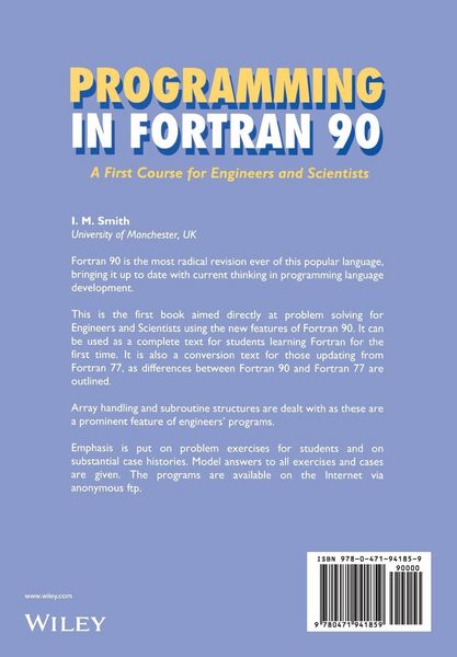 Produktbild: Programming in FORTRAN 90