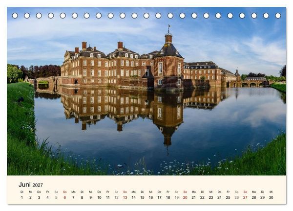 Produktbild: Schl&ouml;sser und Burgen in NRW (Tischkalender 2027 DIN A5 quer), CALVENDO Monatskalender