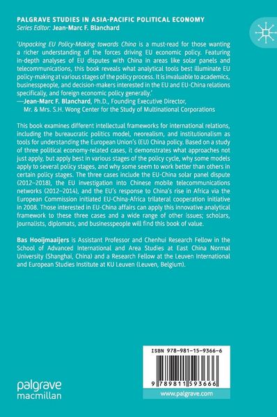 Produktbild: Unpacking EU Policy-Making towards China