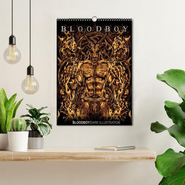 Produktbild: BLOODBOY/DARK ILLUSTRATION (Wandkalender 2026 DIN A3 hoch), CALVENDO Monatskalender
