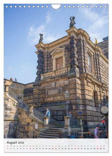 Produktbild: Dresden - Bilder aus Elbflorenz (Wandkalender 2026 DIN A4 hoch), CALVENDO Monatskalender
