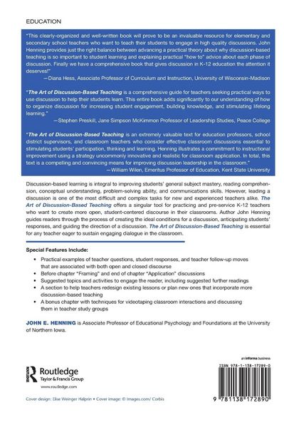 Produktbild: The Art of Discussion-Based Teaching