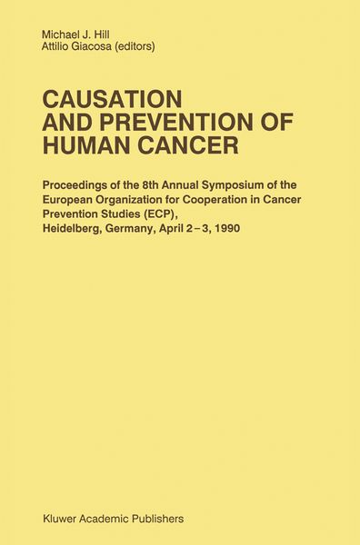 Produktbild: Causation and Prevention of Human Cancer