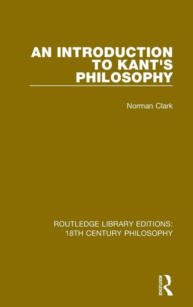 Produktbild: An Introduction to Kant's Philosophy