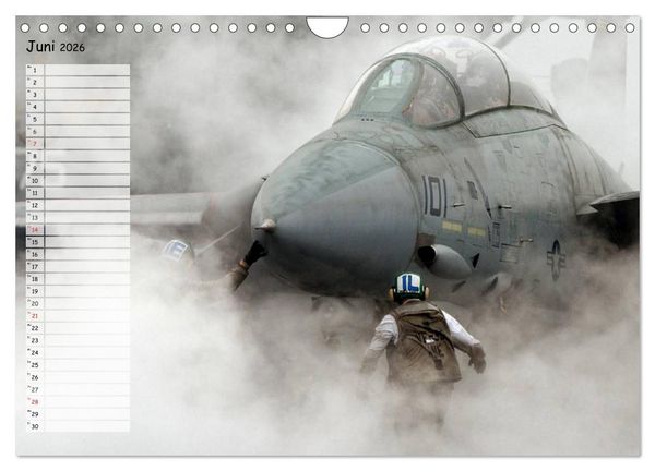 Produktbild: Luftwaffe. Kampfflugzeuge der USA (Wandkalender 2026 DIN A4 quer), CALVENDO Monatskalender