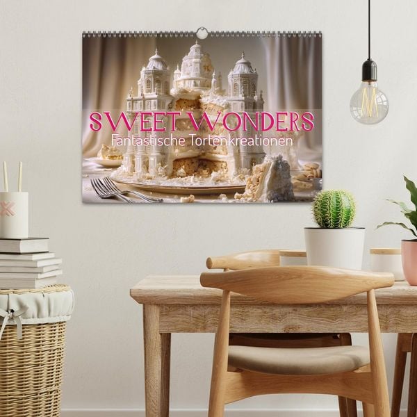 Produktbild: Sweet Wonders. Fantastische Tortenkreationen (Wandkalender 2026 DIN A3 quer), CALVENDO Monatskalender