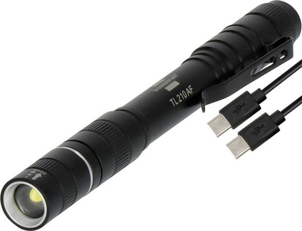 Produktbild: Brennenstuhl TL210 AF LED Taschenlampe mit USB-Schnittstelle akkubetrieben 200lm 13h