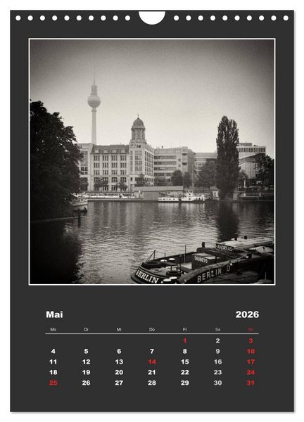 Produktbild: Berlin - Portrait einer Stadt (Wandkalender 2026 DIN A4 hoch), CALVENDO Monatskalender