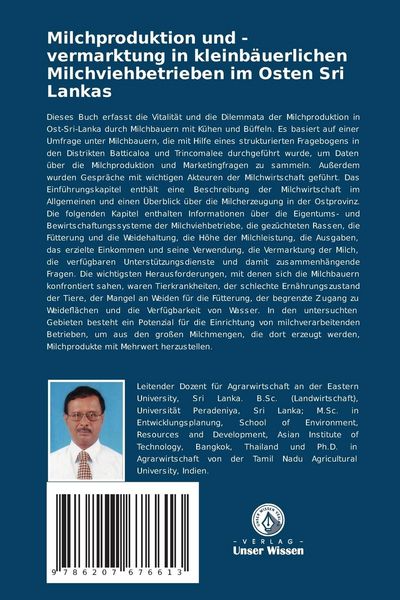 Produktbild: Milchproduktion und -vermarktung in kleinb&auml;uerlichen Milchviehbetrieben im Osten Sri Lankas