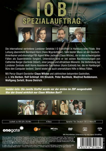 Produktbild: I.O.B. - Spezialauftrag - Die komplette Serie [4 DVDs]