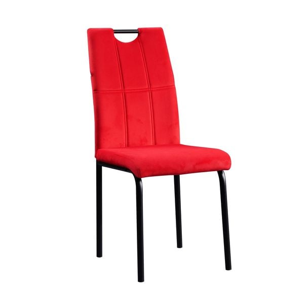 Produktbild: HTI-Living Stuhl Denton Velvet rot Stuhl Denton Velvet rot
