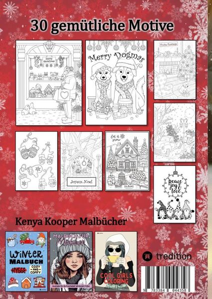 Produktbild: Malbuch Weihnachten f&uuml;r Erwachsene - Malbuch Winter f&uuml;r Erwachsene, Frauen, Jugendliche