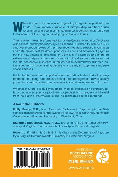 Produktbild: Clinical Manual of Child and Adolescent Psychopharmacology