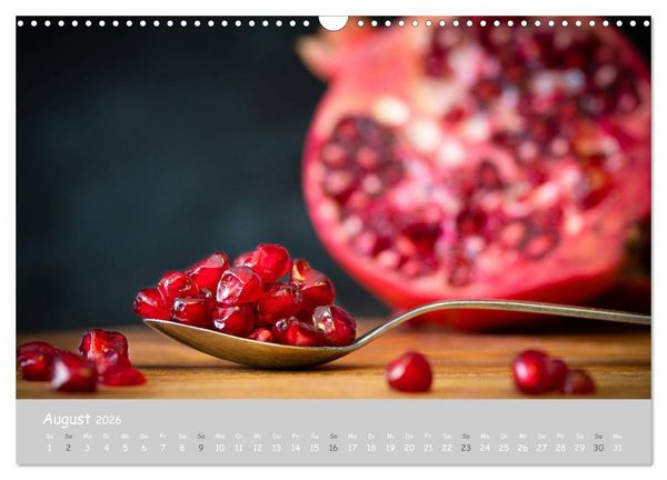 Produktbild: authentic FOOD art Obst und Gem&uuml;se (Wandkalender 2026 DIN A3 quer), CALVENDO Monatskalender