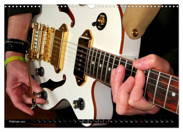 Produktbild: JAZZGITARREN in Szene gesetzt (Wandkalender 2026 DIN A3 quer), CALVENDO Monatskalender